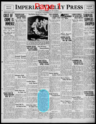 Page thumbnail for Imperial Valley Press