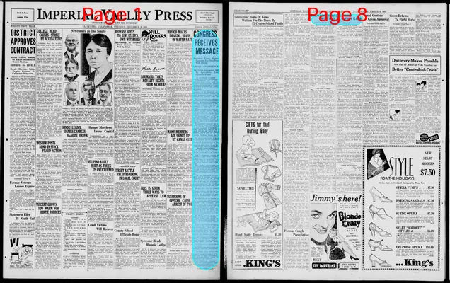 Page thumbnail for Imperial Valley Press