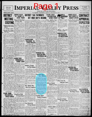 Page thumbnail for Imperial Valley Press