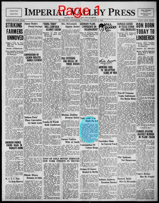 Page thumbnail for Imperial Valley Press