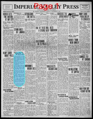 Page thumbnail for Imperial Valley Press