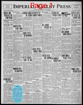 Page thumbnail for Imperial Valley Press
