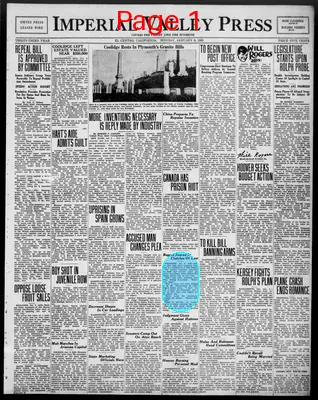 Page thumbnail for Imperial Valley Press