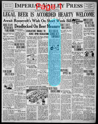 Page thumbnail for Imperial Valley Press