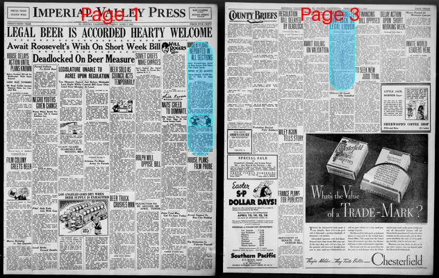 Page thumbnail for Imperial Valley Press