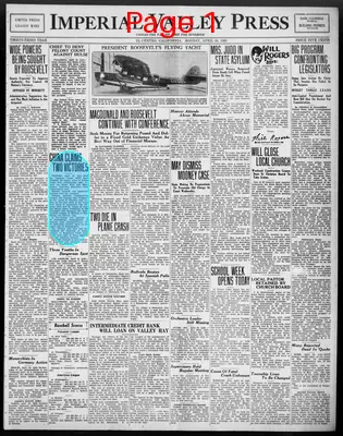Page thumbnail for Imperial Valley Press