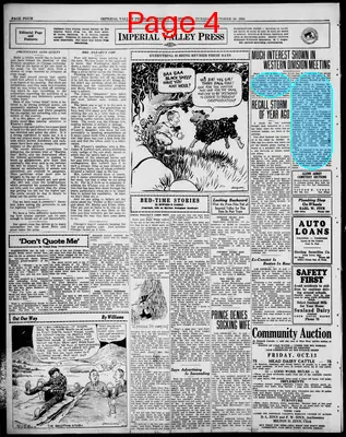 Page thumbnail for Imperial Valley Press