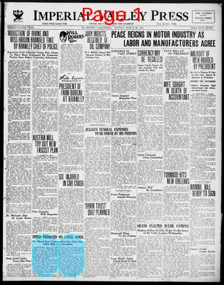Page thumbnail for Imperial Valley Press