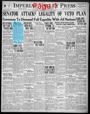 Page thumbnail for Imperial Valley Press