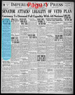 Page thumbnail for Imperial Valley Press