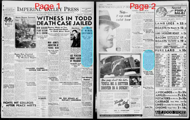 Page thumbnail for Imperial Valley Press
