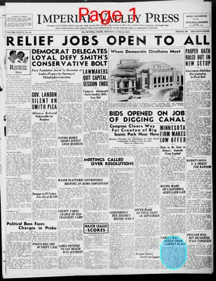 Page thumbnail for Imperial Valley Press