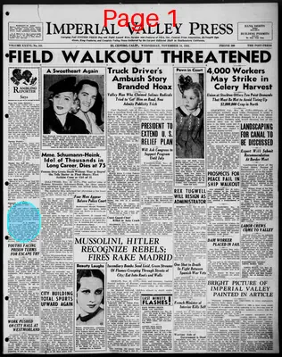 Page thumbnail for Imperial Valley Press