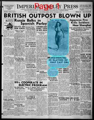 Page thumbnail for Imperial Valley Press