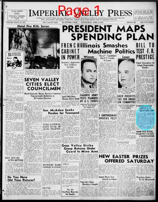 Page thumbnail for Imperial Valley Press