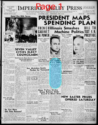 Page thumbnail for Imperial Valley Press