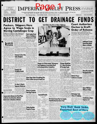 Page thumbnail for Imperial Valley Press
