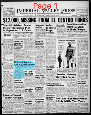 Page thumbnail for Imperial Valley Press