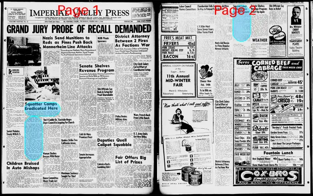 Page thumbnail for Imperial Valley Press