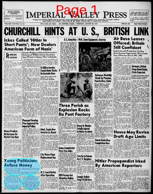 Page thumbnail for Imperial Valley Press