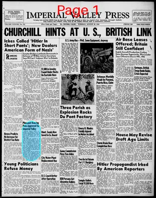 Page thumbnail for Imperial Valley Press