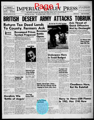 Page thumbnail for Imperial Valley Press
