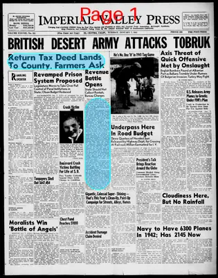 Page thumbnail for Imperial Valley Press