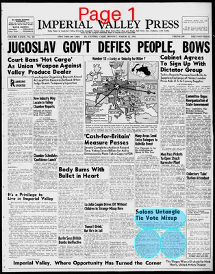 Page thumbnail for Imperial Valley Press