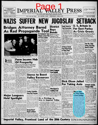 Page thumbnail for Imperial Valley Press