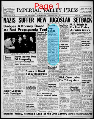 Page thumbnail for Imperial Valley Press