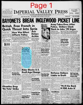 Page thumbnail for Imperial Valley Press