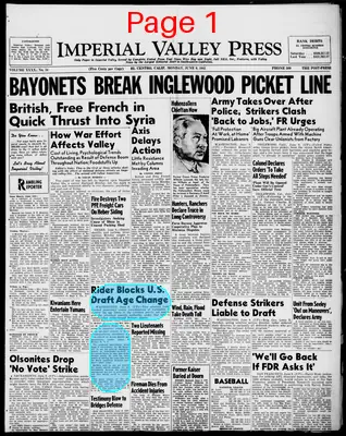 Page thumbnail for Imperial Valley Press
