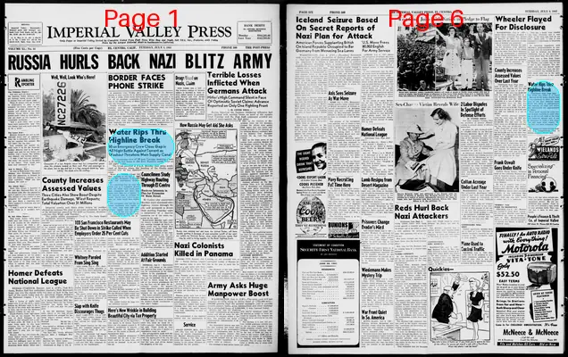 Page thumbnail for Imperial Valley Press