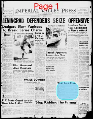 Page thumbnail for Imperial Valley Press