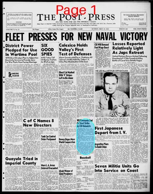 Page thumbnail for Imperial Valley Press
