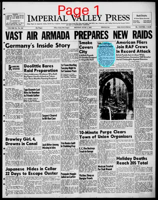 Page thumbnail for Imperial Valley Press