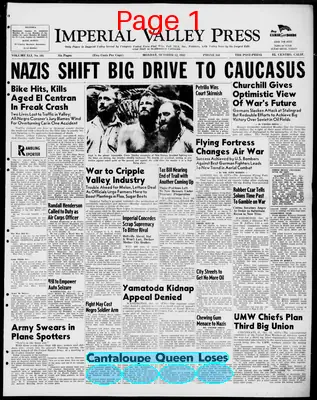Page thumbnail for Imperial Valley Press