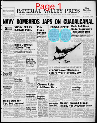 Page thumbnail for Imperial Valley Press