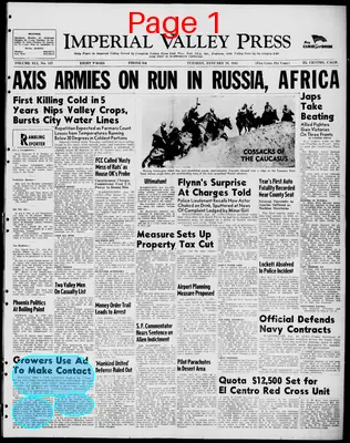 Page thumbnail for Imperial Valley Press
