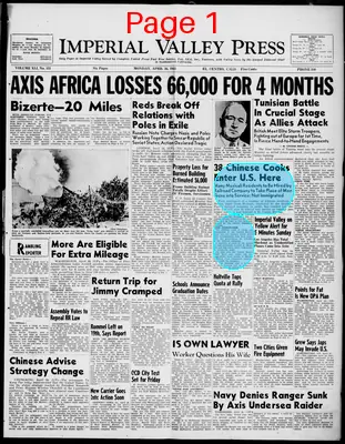 Page thumbnail for Imperial Valley Press