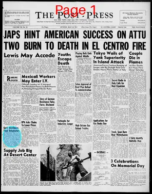 Page thumbnail for Imperial Valley Press