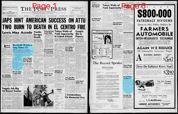 Page thumbnail for Imperial Valley Press