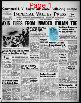 Page thumbnail for Imperial Valley Press