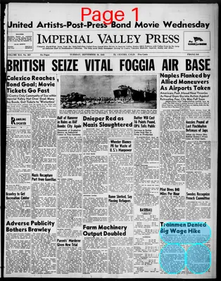 Page thumbnail for Imperial Valley Press