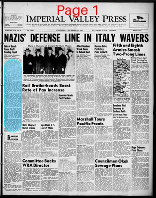 Page thumbnail for Imperial Valley Press