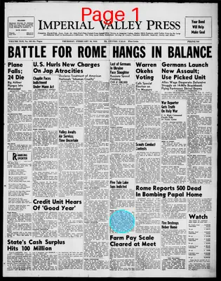 Page thumbnail for Imperial Valley Press