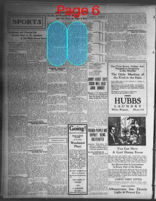 Page thumbnail for Albuquerque Evening Herald