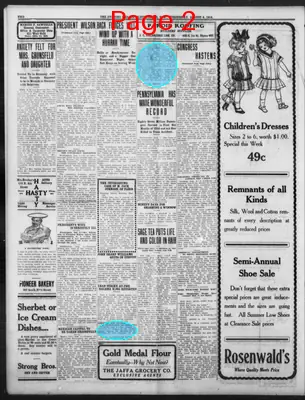 Page thumbnail for The Evening Herald