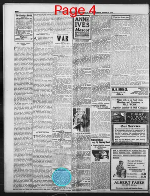 Page thumbnail for The Evening Herald
