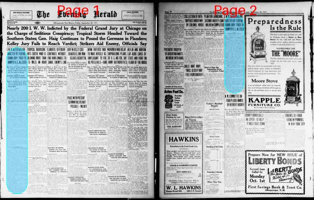 Page thumbnail for The Evening Herald
